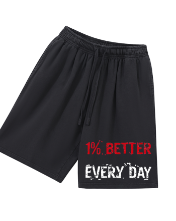 1% Better Every Day Printed Men's Short