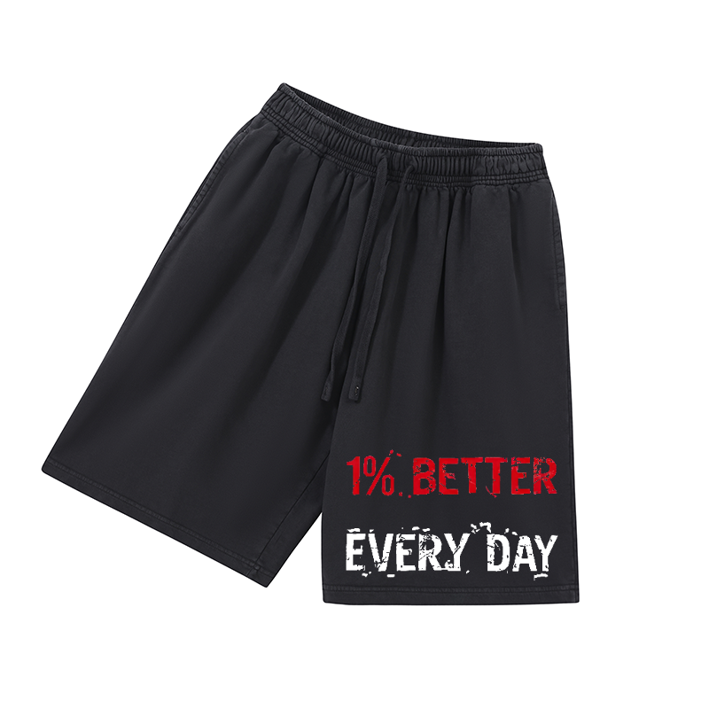 1% better every day Print Men's Shorts
