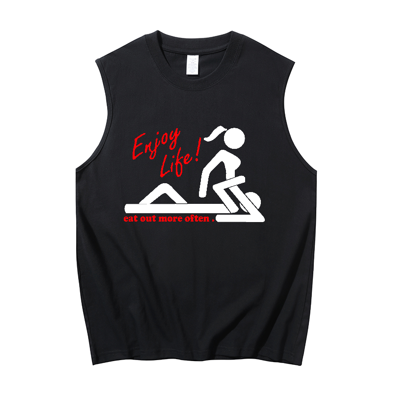 Enjoy Life Print Men's Tank 4