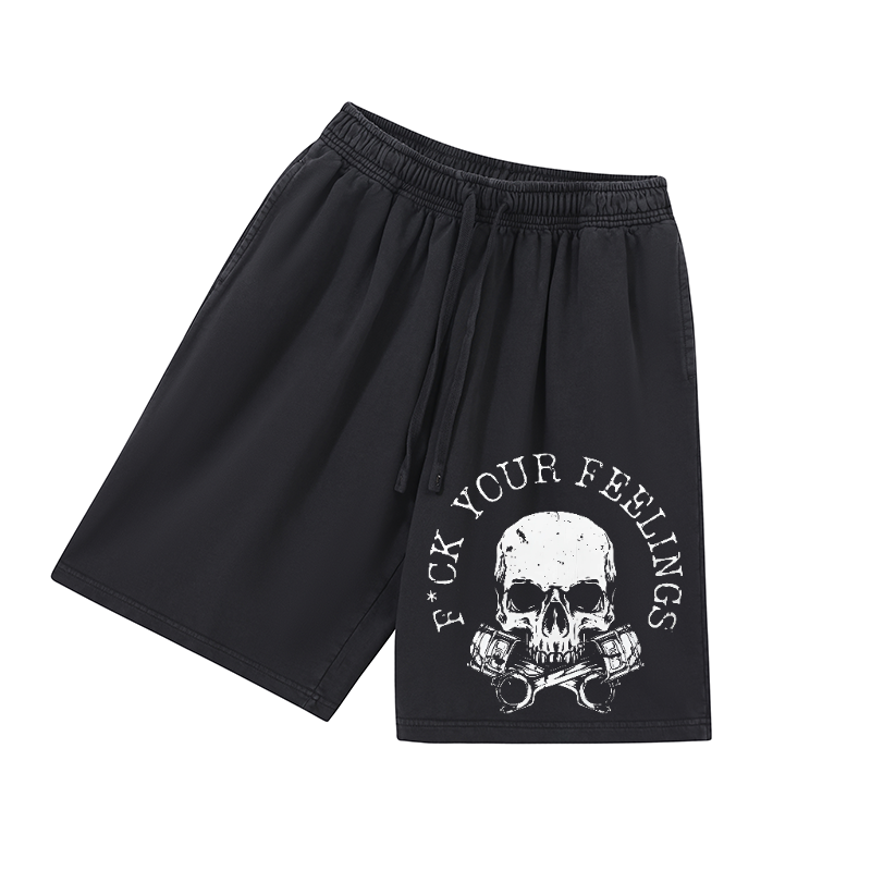 Fuck your feellings Print Men's Shorts