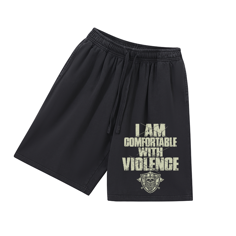 Im comfortable with violence Print Men's Shorts