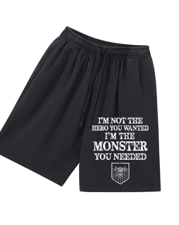 I‘m Not The Hero You Wanted Printed Men's Short