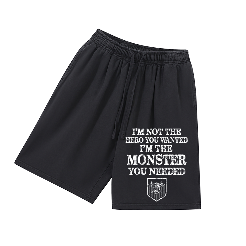I‘m Not The Hero You Wanted Printed Men's Short