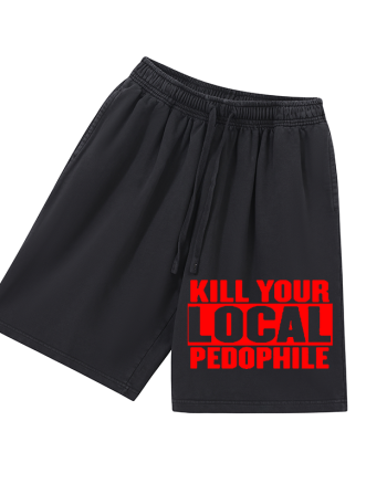 Kill Your Local Pedophile Printed Men's Short