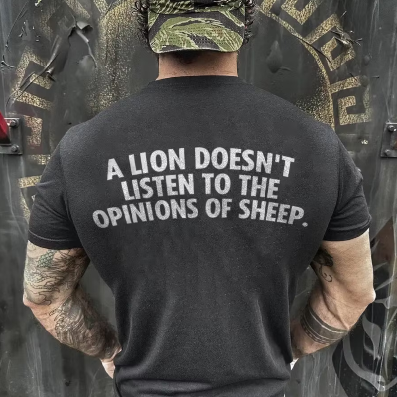 “LION MINDSET” Bold Motivation T-shirt 2