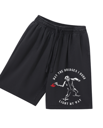 May The Bridges I Burn Light My Way Printed Men's Short