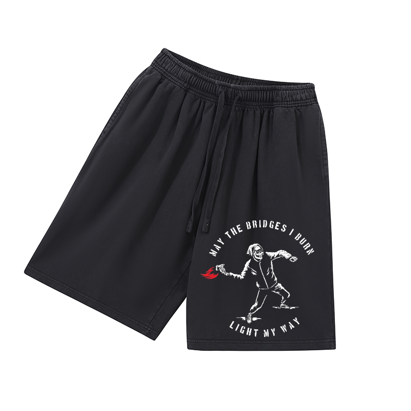 May The Bridges I Burn Light My Way Printed Men's Short