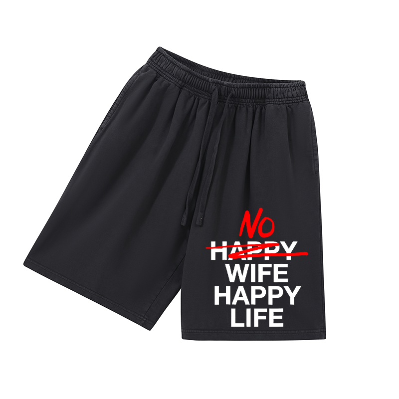 No wife happy life Print Men's shorts