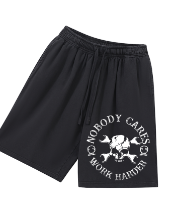 Nobody Cares Work Harder Print Men's Shorts