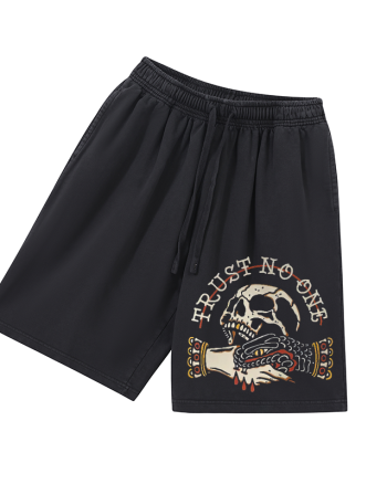 Trust No One Printed Men's Short