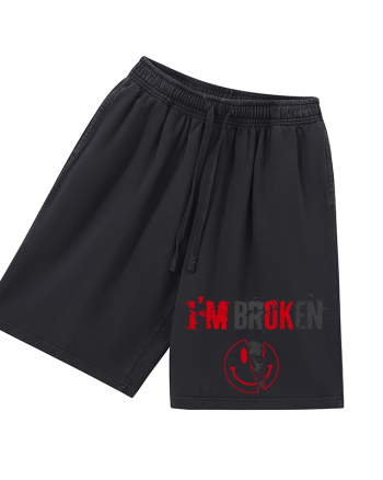 I'm Broken Printed Men's Short