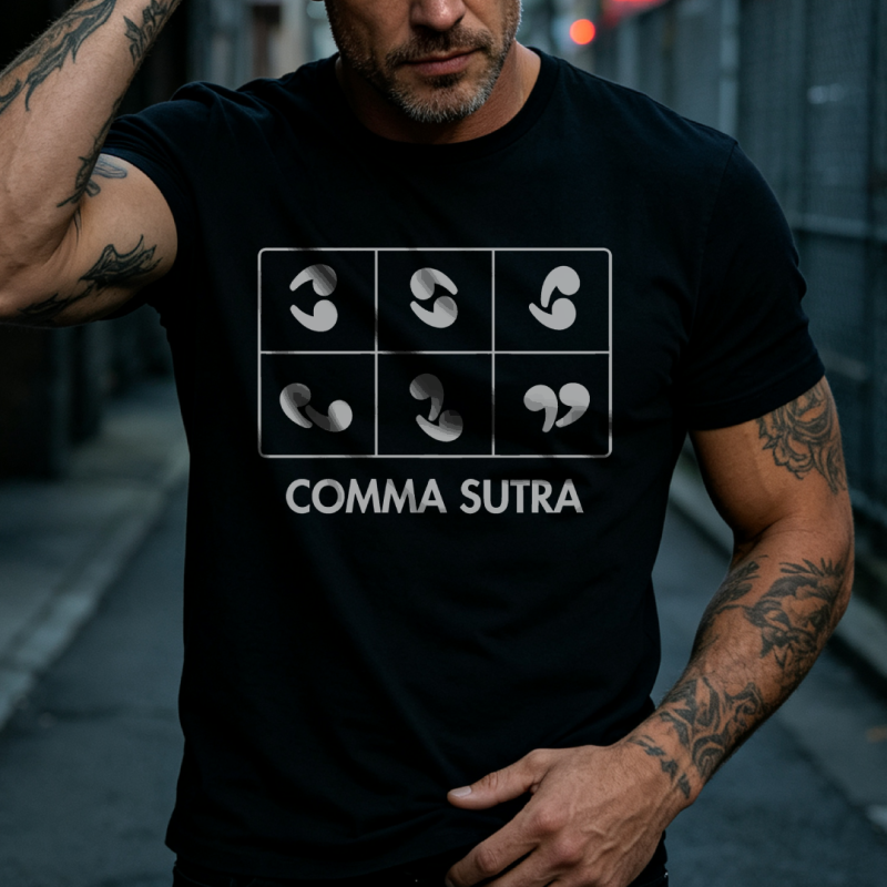 Comma Sutra Printed T-shirt