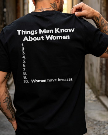 Things Men Know About Women Printed T-shirt